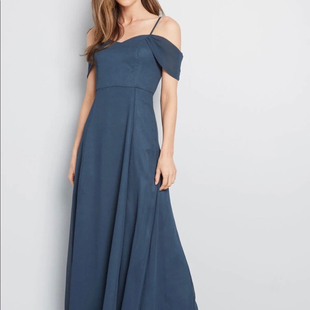 Modcloth off shoulder maxi dress